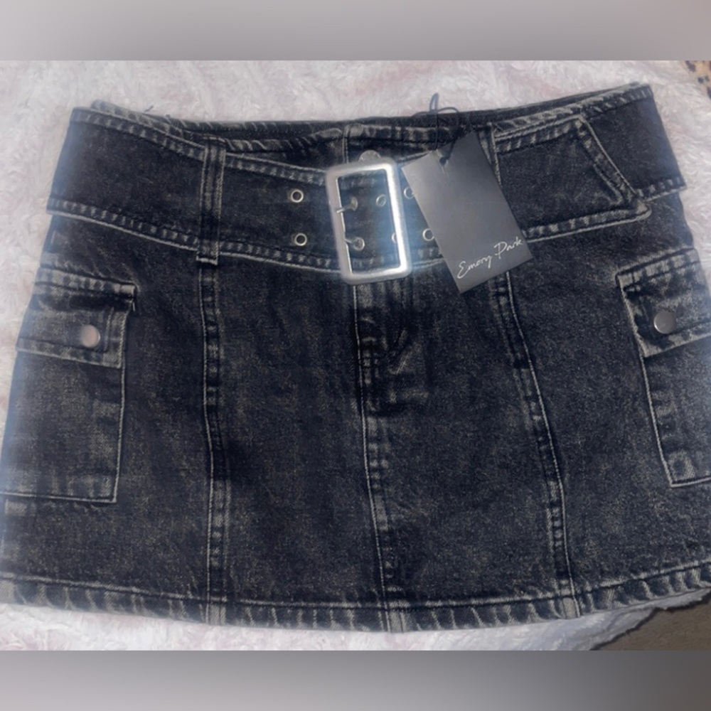 Denim Mini Skirt